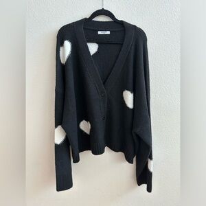 Smash+Tess Black Cardigan with White 🤍 / Size 3X